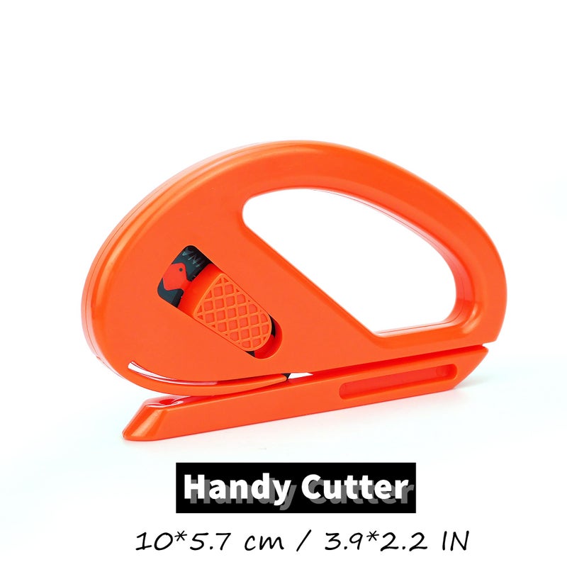 CARTINTS 2Pack Snitty Safety Vinyl Film Cutter Paper Carbon Fiber Cutting Tool Craft Knife Utility Knife Film Wrap Paper Cutter with Razor Blade for Window Tint, Car Wrap, Craft Making - Image 2